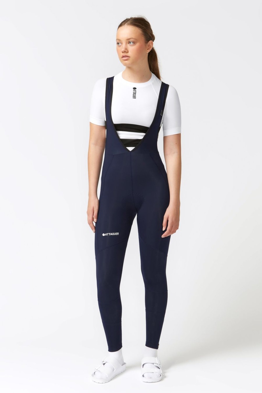 Femmes Attaquer | Cuissard D'Hiver Coupe Trapeze Pour Femme, Bleu Marine