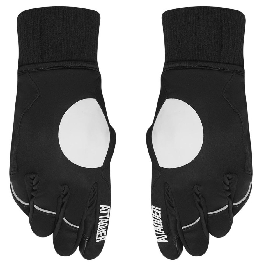 Accessoires Attaquer | Gants D'Hiver Profonds Noirs