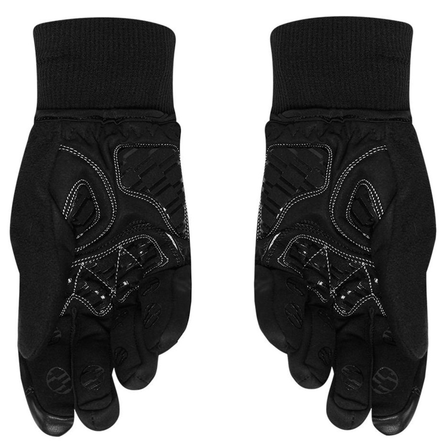 Accessoires Attaquer | Gants D'Hiver Profonds Noirs