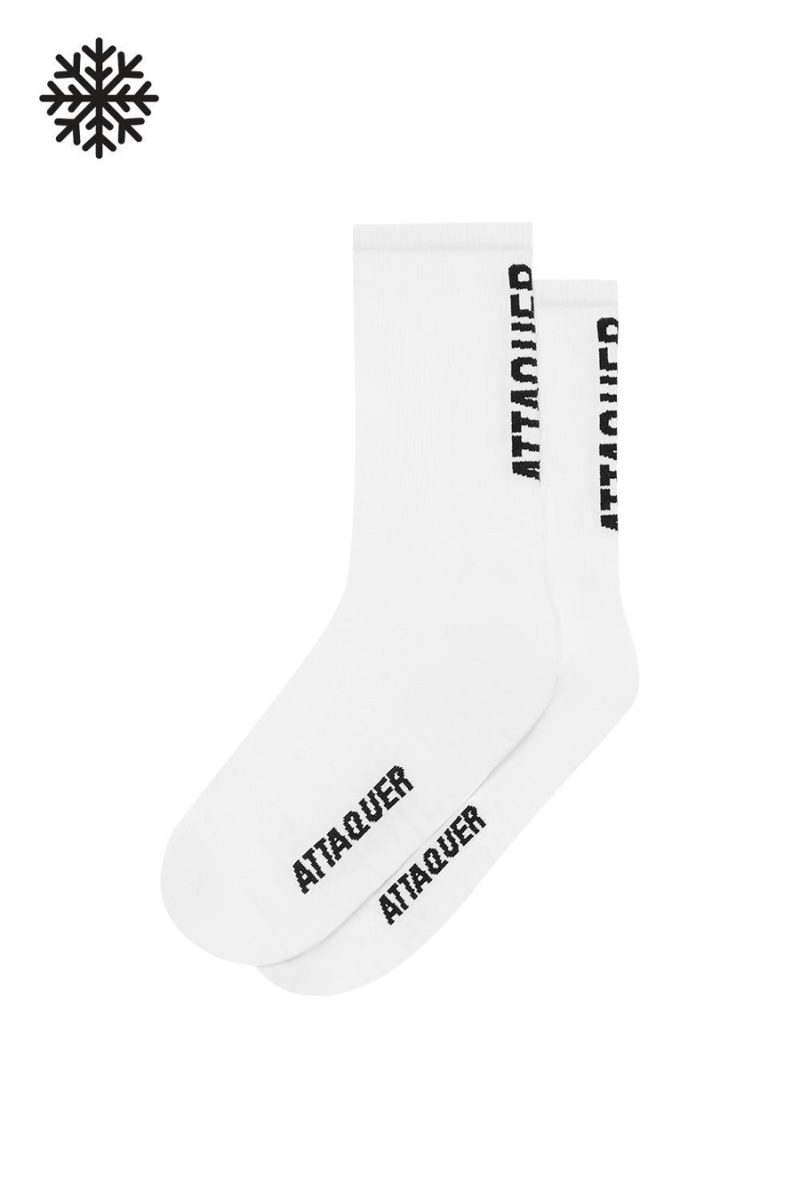 Accessoires Attaquer | Chaussettes D'Hiver Blanches