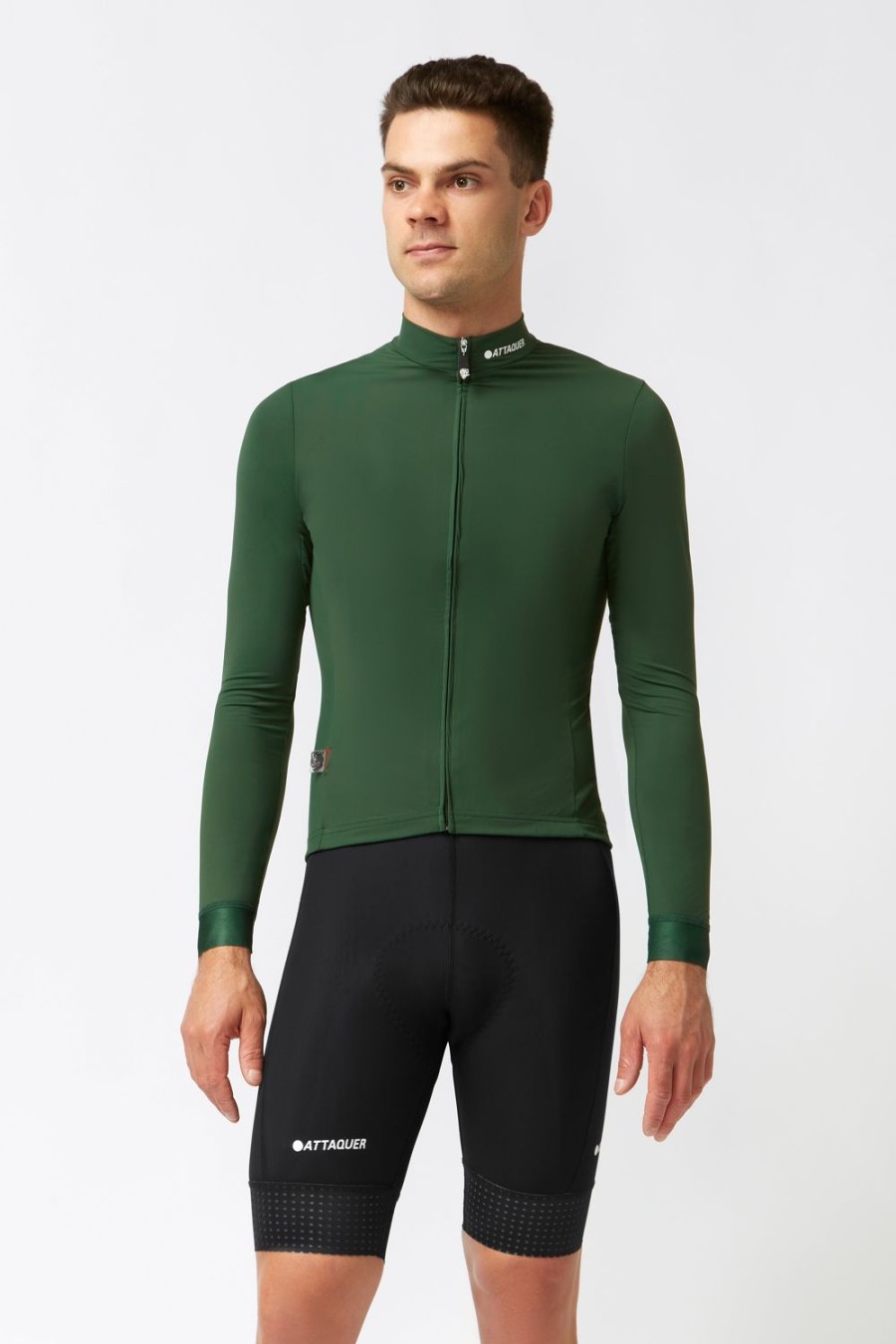 Hommes Attaquer | Maillot D'Hiver A Manches Longues A-Line 2.0 Olive