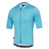 Hommes Attaquer | A-Line Jersey Fine Rayure Turquoise/Lilas