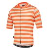 Hommes Attaquer | A-Line Jersey Rayure Orange/Coquille D'Oeuf