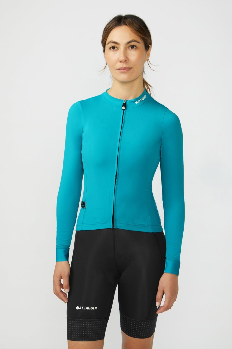 Femmes Attaquer | Maillot Femme A-Line Hiver Manches Longues 2.0 Aqua