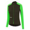 Femmes Attaquer | Maillot Manches Longues All Day Winter Femme Pin/Vert Fluo