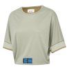 Femmes Attaquer | Terra Tee-Shirt Crop Tech Femme Sable