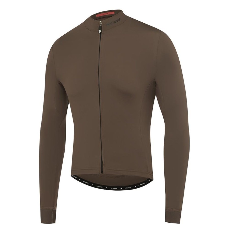 Hommes Attaquer | Maillot D'Hiver A Manches Longues A-Line 2.0 Chataigne