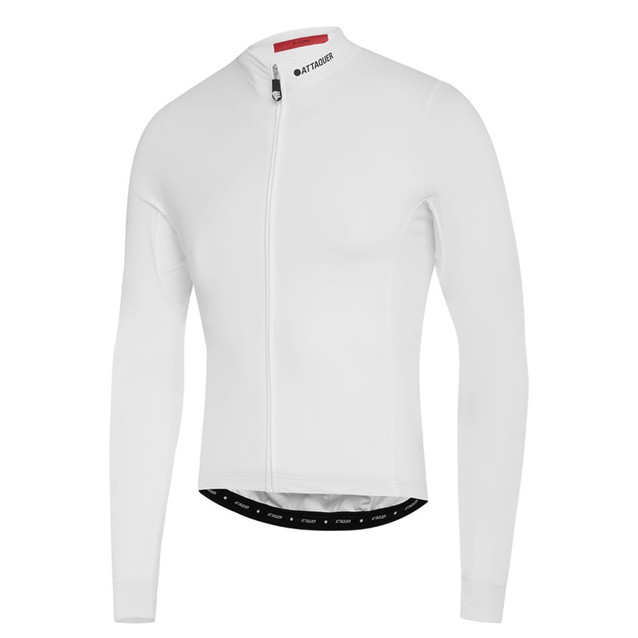 Hommes Attaquer | Maillot D'Hiver A Manches Longues A-Line 2.0 Blanc