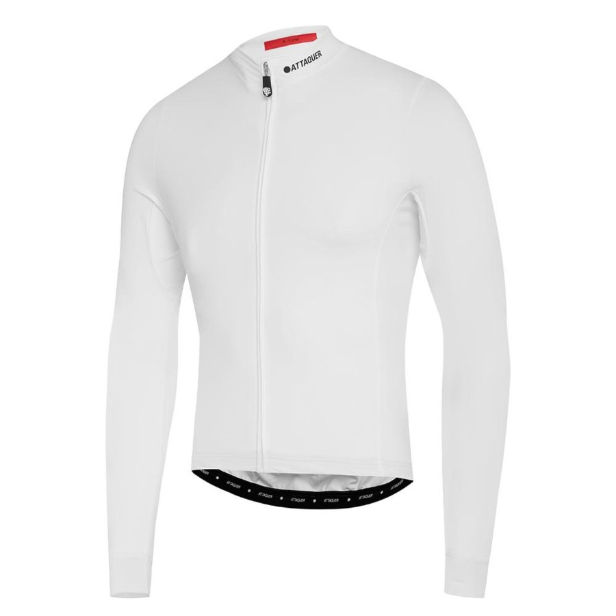 Hommes Attaquer | Maillot D'Hiver A Manches Longues A-Line 2.0 Blanc