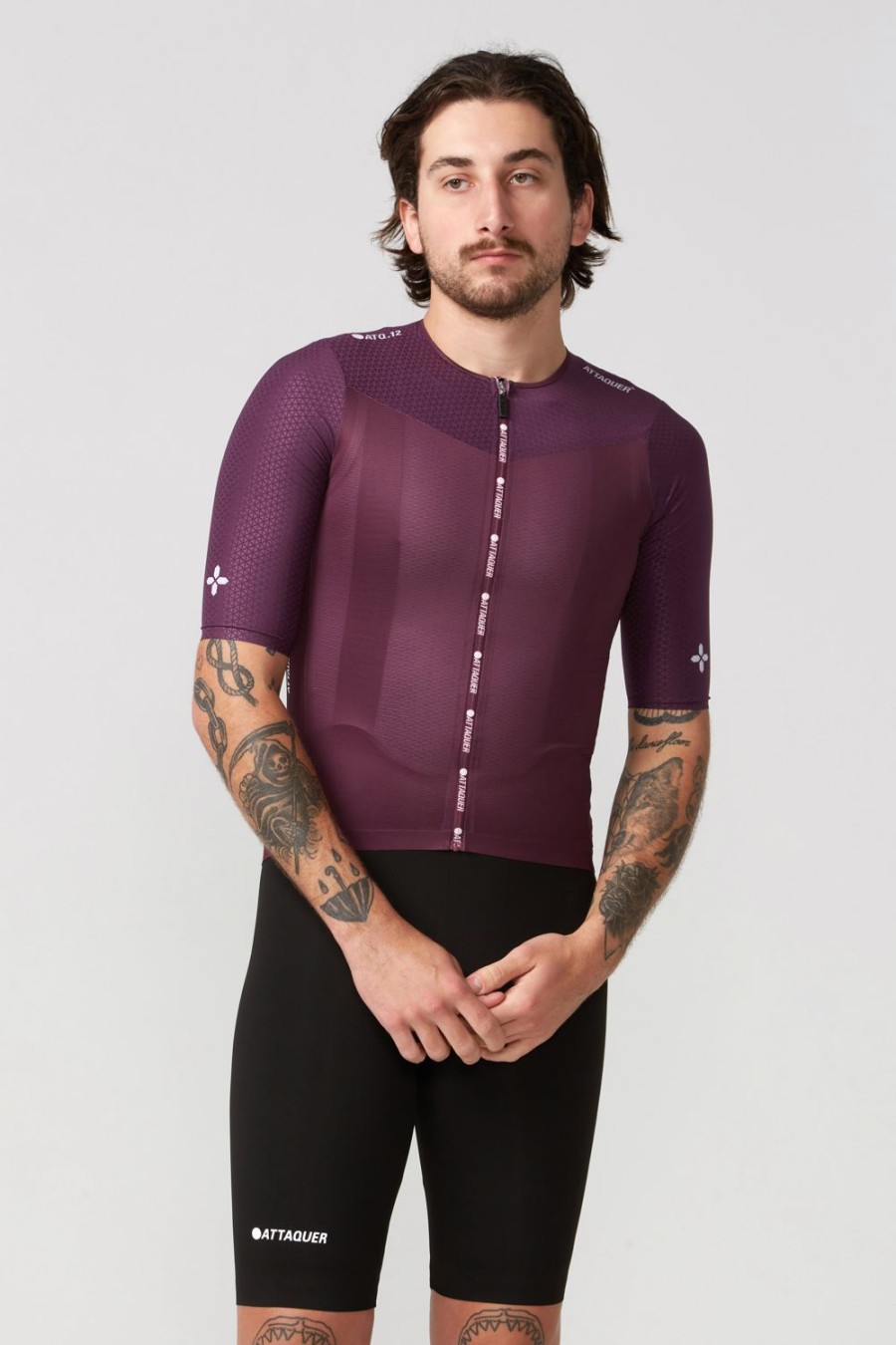 Hommes Attaquer | Maillot Ultra+ Aero Bordeaux