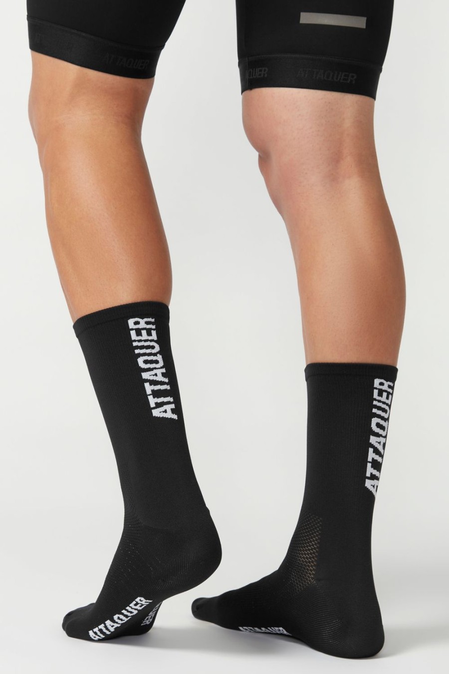 Accessoires Attaquer | Chaussettes Logo Vertical Noir