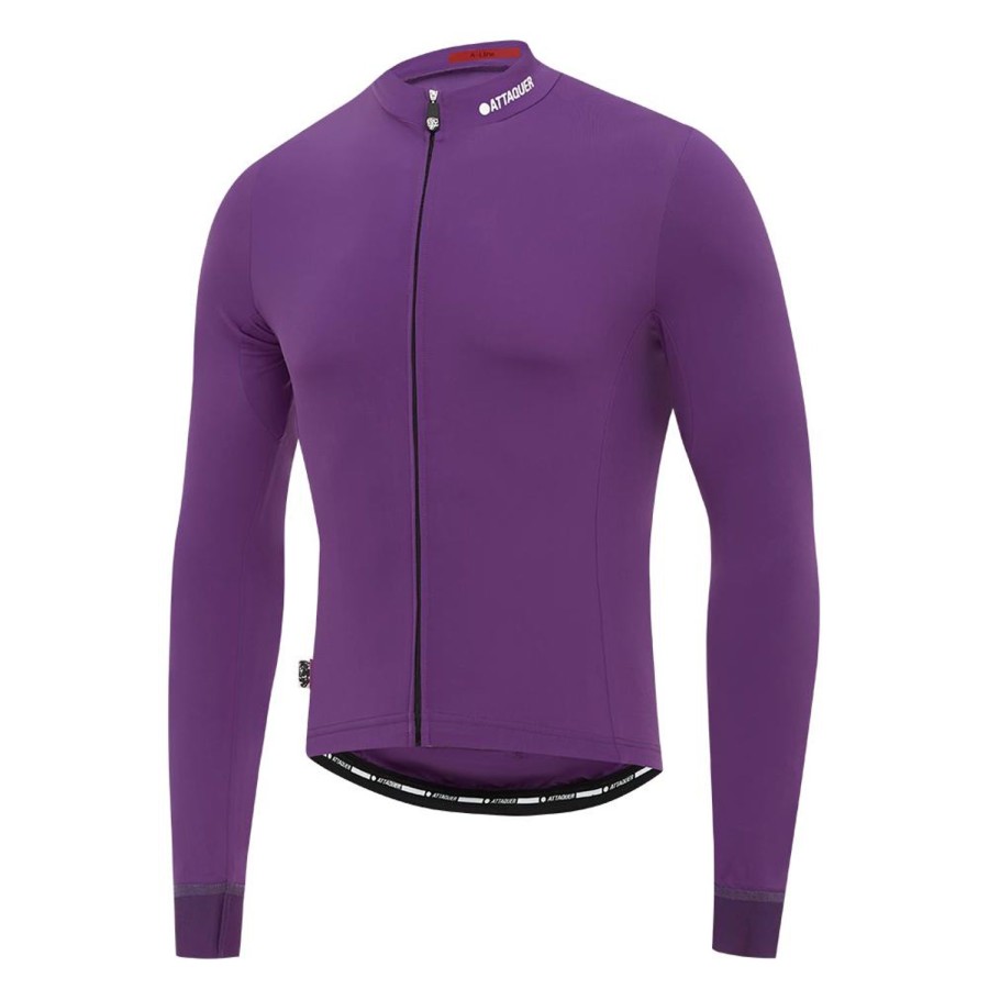 Hommes Attaquer | Maillot D'Hiver A Manches Longues A-Line 2.0 Prune