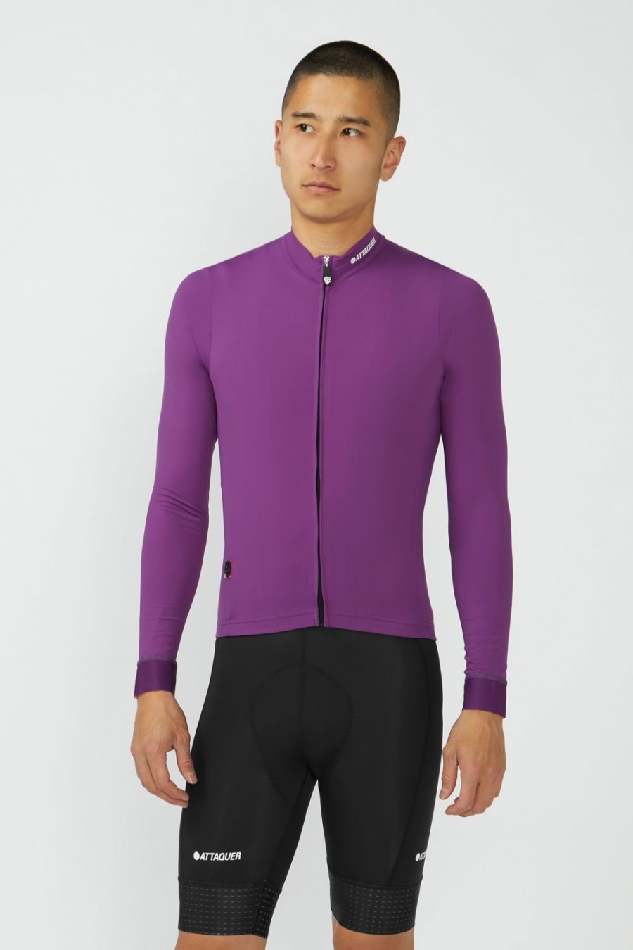 Hommes Attaquer | Maillot D'Hiver A Manches Longues A-Line 2.0 Prune