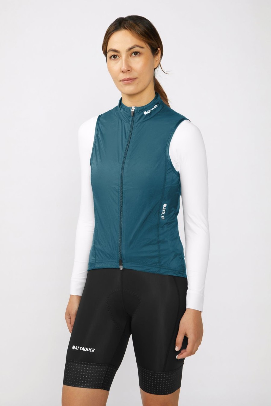 Femmes Attaquer | Gilet Leger Trapeze Pour Femme Kelp