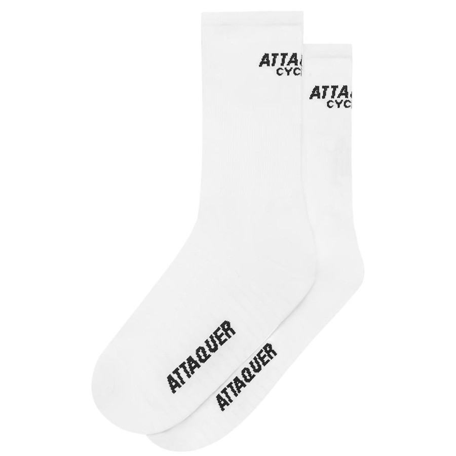 Accessoires Attaquer | Chaussettes Logo Club Blanc