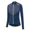 Femmes Attaquer | Maillot Race Winter Manches Longues Femme Bleu Vintage