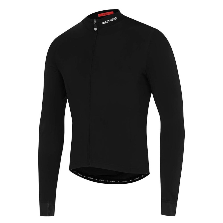 Hommes Attaquer | Maillot D'Hiver A Manches Longues A-Line 2.0 Noir