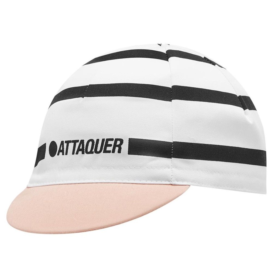 Accessoires Attaquer | Casquette Logo Raye Blanc