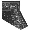 Accessoires Attaquer | Cache-Cou Noir Paisley