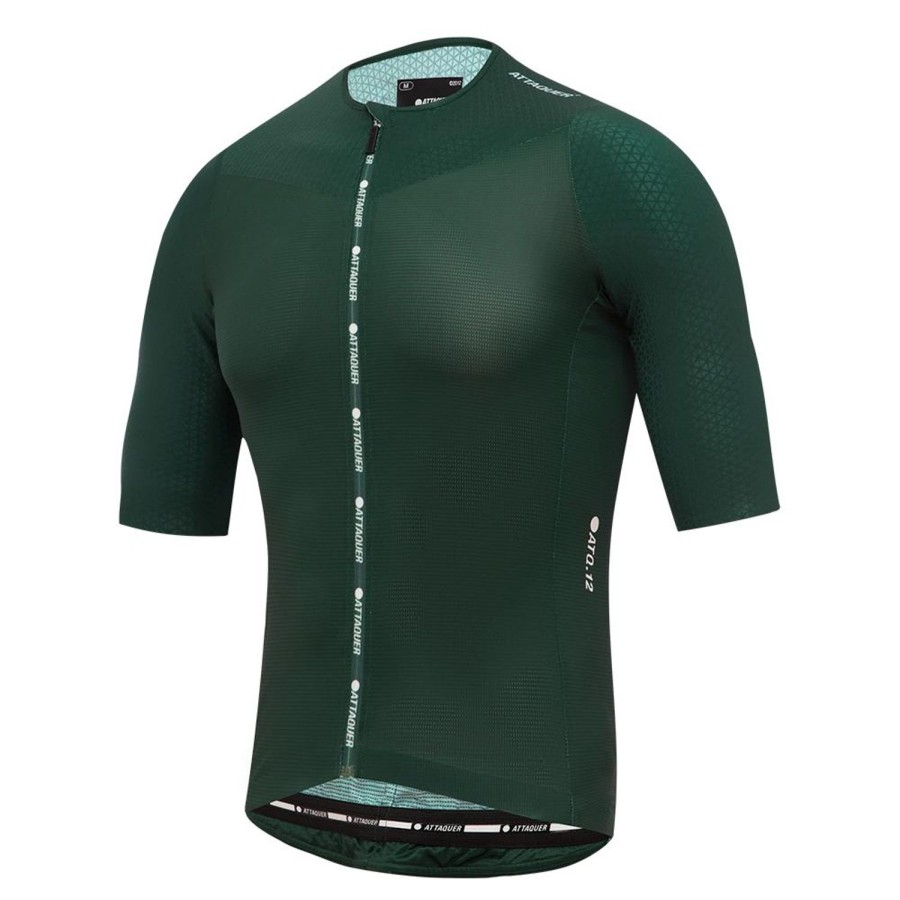 Hommes Attaquer | Maillot Ultra+ Aero Vert Fonce