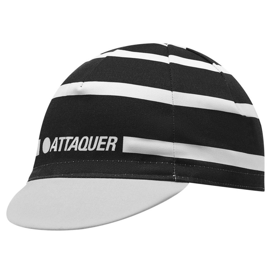 Accessoires Attaquer | Casquette Logo Raye Noir