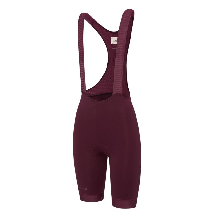 Femmes Attaquer | Cuissard Race Femme Bordeaux/Tonal Ref Logo