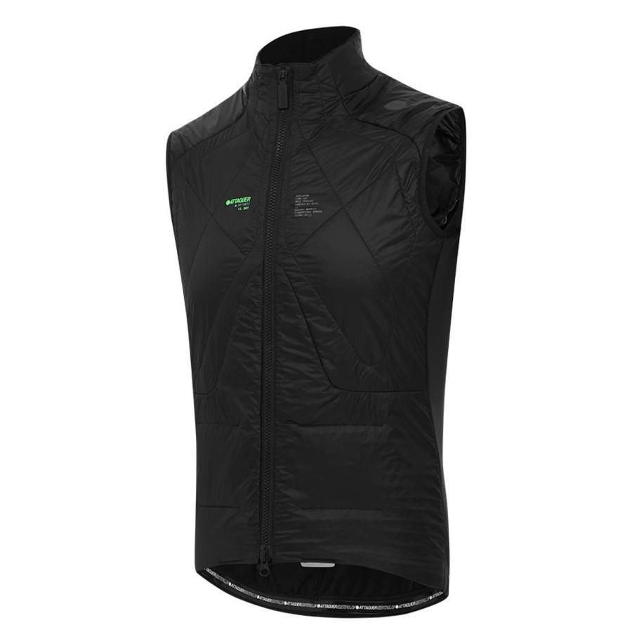 Hommes Attaquer | Gilet Isolant Anatomique All Day Noir