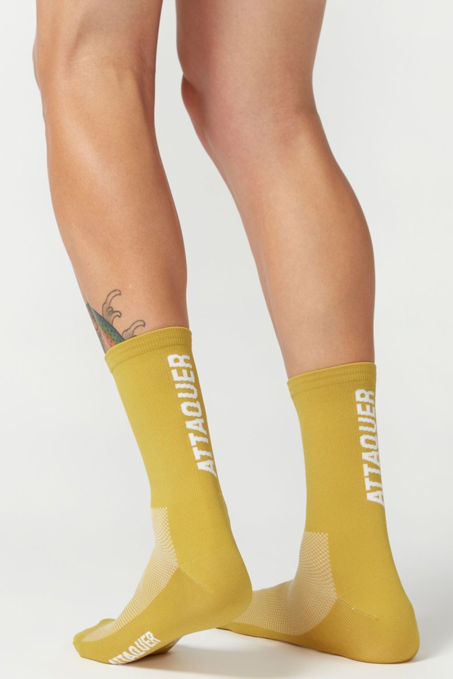 Accessoires Attaquer | Chaussettes A Logo Vertical Wattle