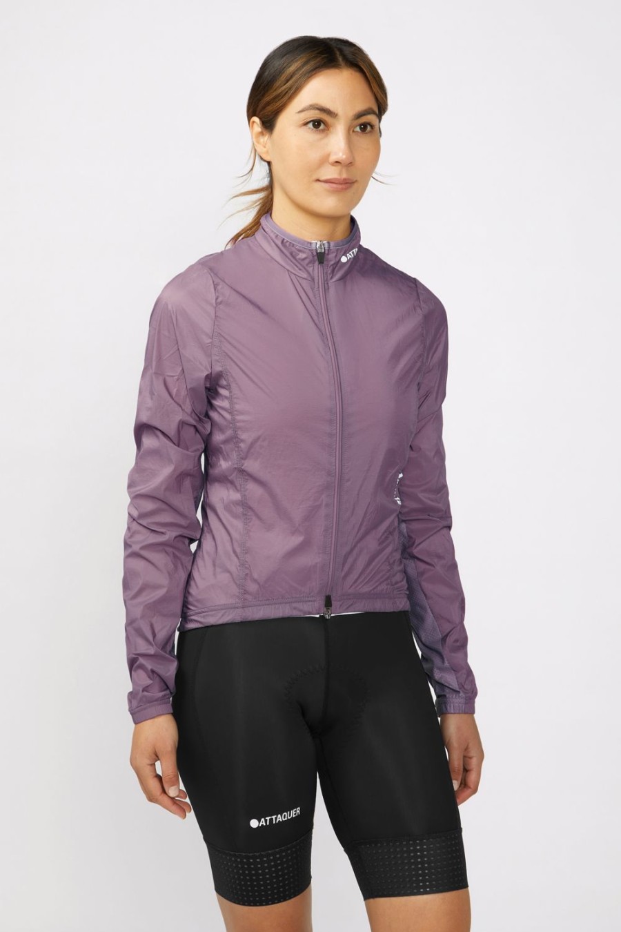 Femmes Attaquer | Veste Legere Trapeze Mauve Femme