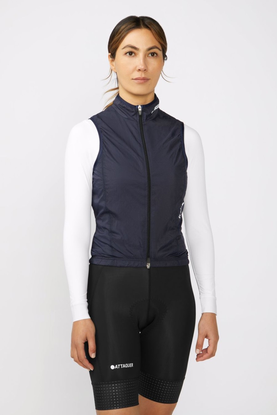 Femmes Attaquer | Gilet Leger A-Line Femme Marine