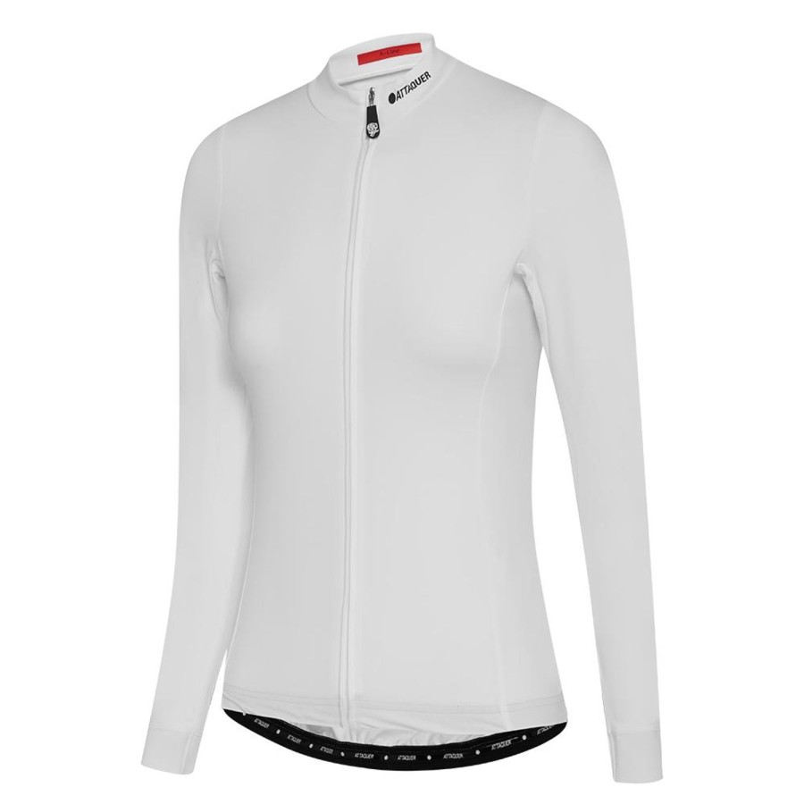 Femmes Attaquer | Maillot Femme A-Line Hiver Manches Longues 2.0 Blanc